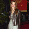 Emma Watson Brown Leather Jacket