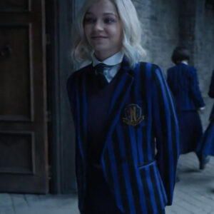 Nevermore Academy Striped Uniform Coat S01