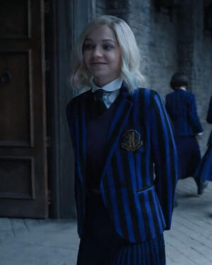 Nevermore Academy Striped Uniform Coat S01