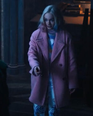 Enid Sinclair Pink Coat Wednesday S01