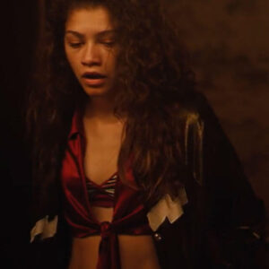 Euphoria Zendaya Bomber Leather Jacket