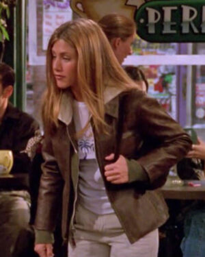 Friends S06 Rachel Green Brown Leather Jacket