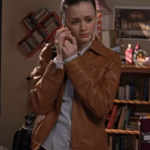 Gilmore Girls Rory Brown Leather Jacket