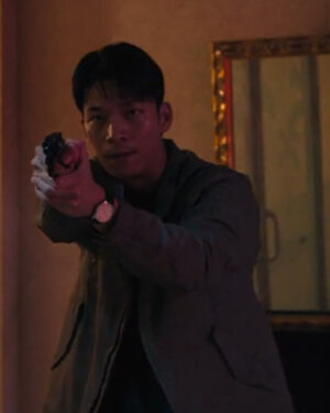 Squid Game Detective Wi Ha-joon Brown Jacket S02