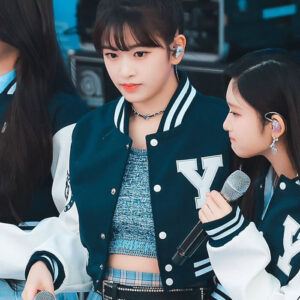 IVE Wonyoung Yonsei University Varsity Jacket