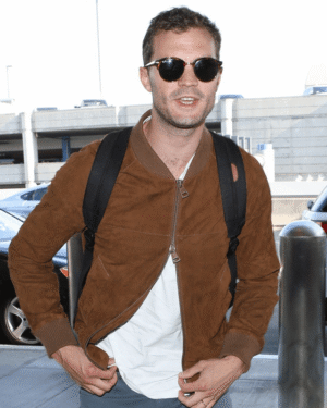 Jamie Dornan Brown Suede Jacket