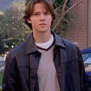 Gilmore Girls Dean Black Leather Jacket