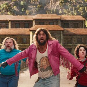 A Minecraft Movie Jason Momoa Pink Leather Jacket