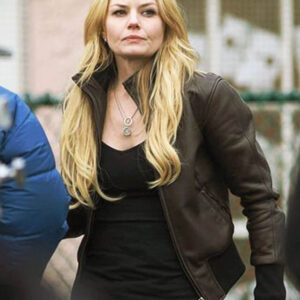 Once Upon a Time Emma Swan Bomber Leather Jacket