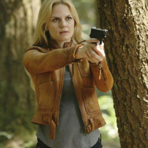 Once Upon a Time Emma Swan Brown Leather Jacket