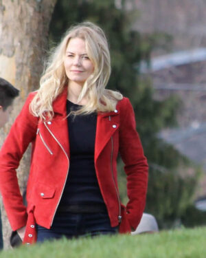 Once Upon a Time Emma Swan Red Biker Jacket