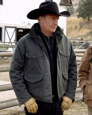 Yellowstone John Dutton Black Jacket