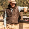 Yellowstone John Dutton Brown Vest