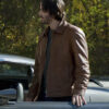 John Wick Brown Leather Jacket