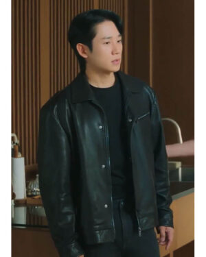 Jung Hae-in Love Next Door Leather Jacket