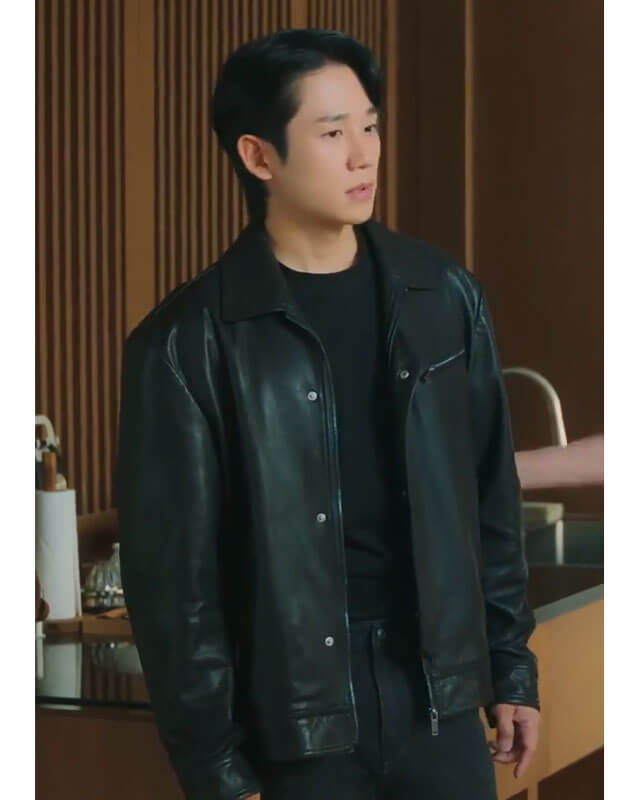 Jung Hae-in Love Next Door Leather Jacket