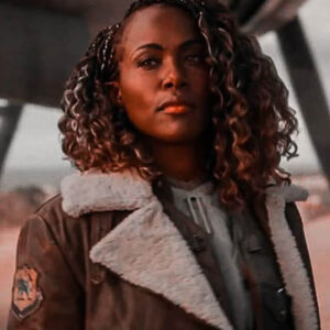 Jurassic World Dominion Kayla Watts Shearling Leather Jacket