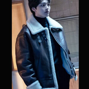 Yeo Jin-Goo Shearling Leather Jacket
