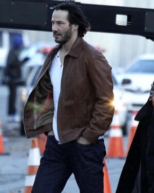 John Wick Brown Leather Jacket