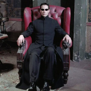 The Matrix Keanu Reeves Black Coat