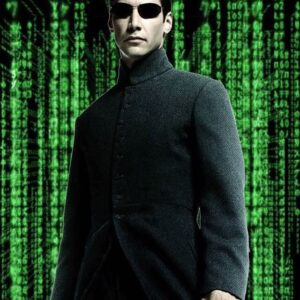 The Matrix Keanu Reeves Black Coat