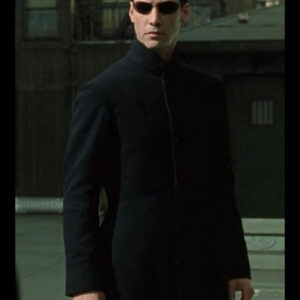 The Matrix Keanu Reeves Black Coat
