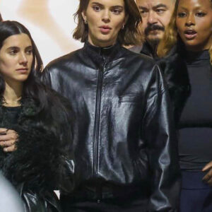 Kendall Jenner Bomber Leather Jacket