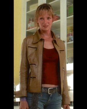 Kill Bill: Vol. 1 Uma Thurman Brown Leather Jacket