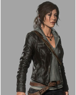 Lara Croft Rise of the Tomb Raider Leather Jacket