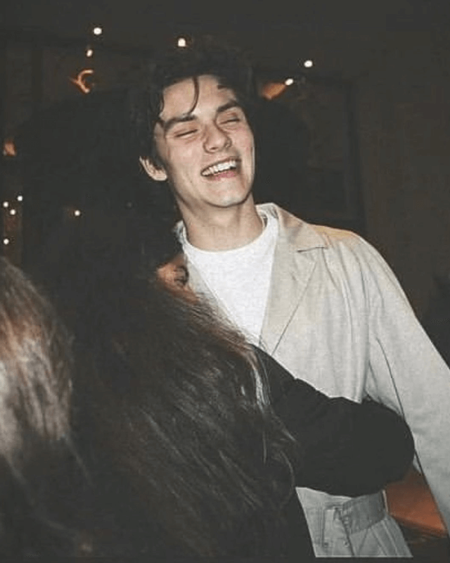 Louis Partridge White Coat