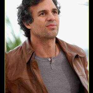 Mark Ruffalo Brown Leather Jacket