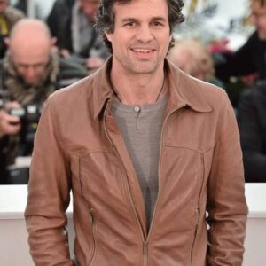 Mark Ruffalo Brown Leather Jacket