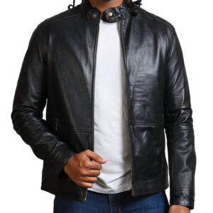 American Flag Skull Leather Jacket