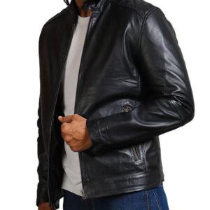 American Flag Skull Leather Jacket