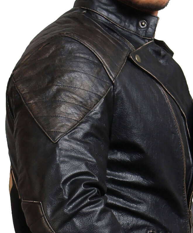 Indian Skull Biker Leather Jacket