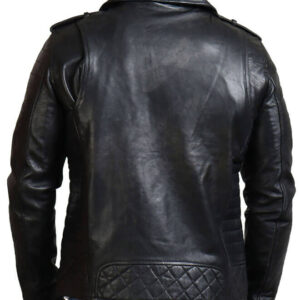 Classic Black Motorcycle Jacket