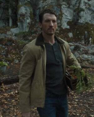 Miles Teller The Gorge Brown Jacket
