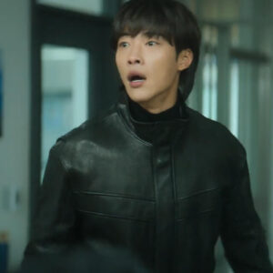 Woo Do Hwan Mr. Plankton Leather Jacket