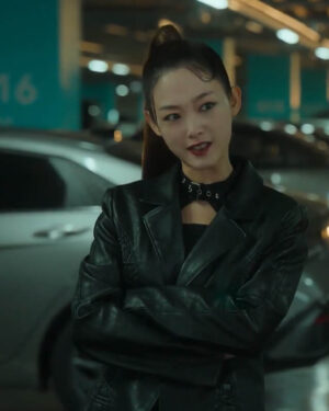 Mr. Plankton Lee Yoo Mi Leather Jacket