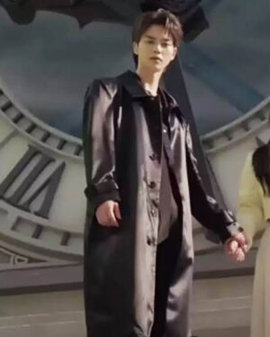 My Demon Song Kang Black Leather Coat