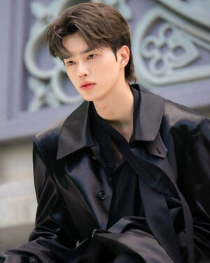 My Demon Song Kang Black Leather Coat