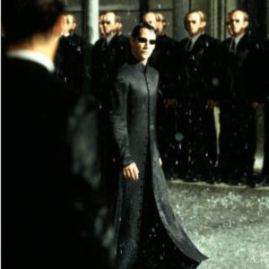 The Matrix Keanu Reeves Black Coat