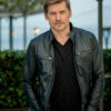 Nikolaj Coster-Waldau Black Leather Jacket