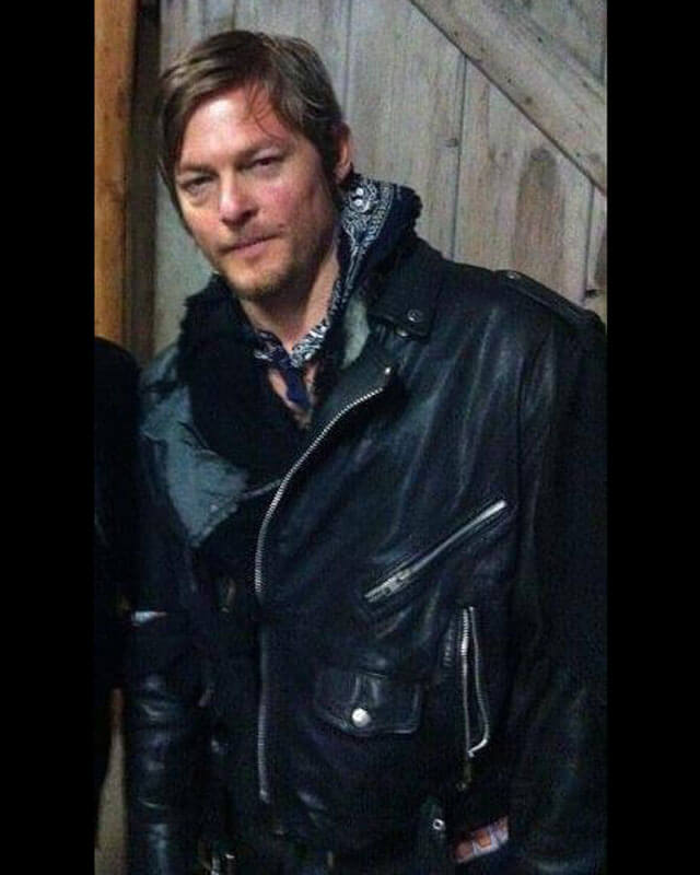Norman Reedus Judas Biker Leather Jacket