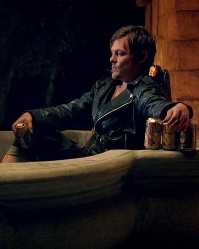 Norman Reedus Judas Biker Leather Jacket