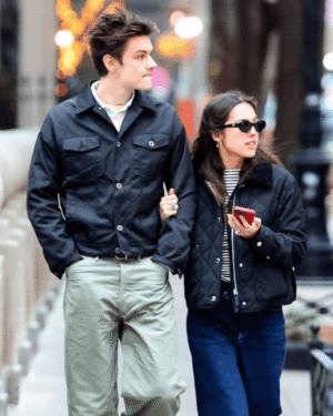 Louis Partridge Black Jacket