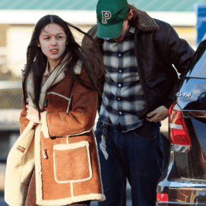 Olivia Rodrigo Brown Shearling Coat