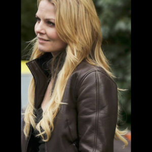 Once Upon a Time Emma Swan Bomber Leather Jacket