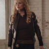 Once Upon a Time Emma Swan Bomber Leather Jacket