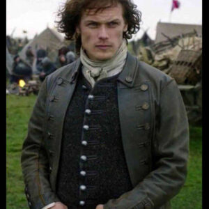 Outlander Jamie Fraser Distressed Leather Coat